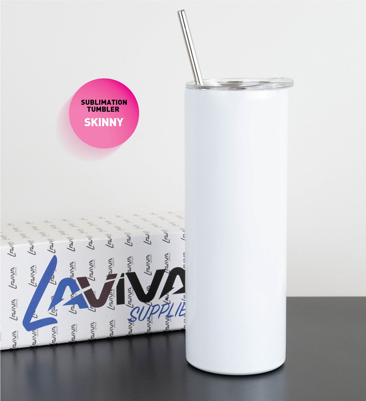 Laviva Skinny Sublimation Tumbler 20oz